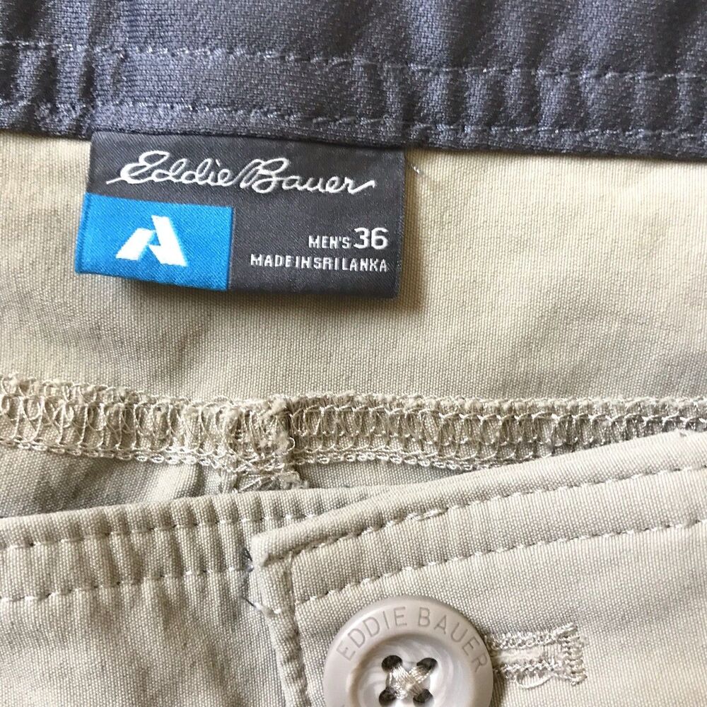 Eddie Bauer Shorts Mens 36 Tan First Ascent Guide Pro Lightweight Outdoor Hike - Picture 3 of 10